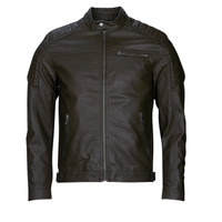 material Men Leather jackets / Imitation leather Jack & Jones JJEROCKY JACKET Brown