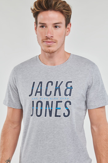 Jack & Jones JJXILO TEE SS CREW NECK Grey
