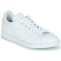 Shoes Women Low top trainers adidas Originals STAN SMITH W White / Nude