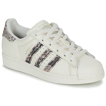 Shoes Women Low top trainers adidas Originals SUPERSTAR White / Printed