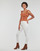 Clothing Women Skinny jeans Levi's 720 HIRISE SUPER SKINNY White / Rinse