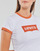 Clothing Women short-sleeved t-shirts Levi's GRAPHIC RINGER MINI TEE Orange / Bright / White