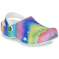 Shoes Children Clogs Crocs Classic Spray Dye Clog K White / Multicolour