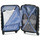 Bags Hard Suitcases David Jones CHAUVETTINI 40L Grey / Anthracite