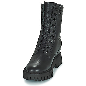 Freelance LUCY COMBAT LACE UP BOOT Black