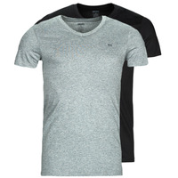 material Men short-sleeved t-shirts Diesel UMTEE-MICHAEL-TUBE-T Grey