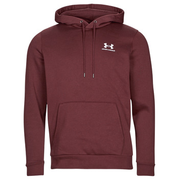 material Men sweaters Under Armour UA Essential Fleece Hoodie Chestnut / Red / White