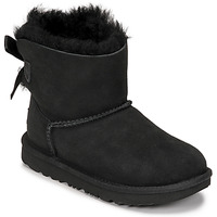 Shoes Girl Mid boots UGG K MINI BAILEY BOW II Black