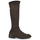 Shoes Women Boots JB Martin 1AMOUR Canvas / Suede / Stretch / Ebony