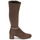 Shoes Women Boots JB Martin 1ANNA Canvas / Suede / Stretch / Taupe