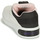 Shoes Boy Low top trainers Geox J XLED G. A - MESH+ECOP BOTT White / Pink / Black