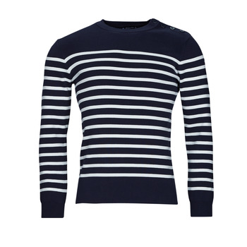material Men jumpers Armor Lux PULL MARIN GROIX Marine / White