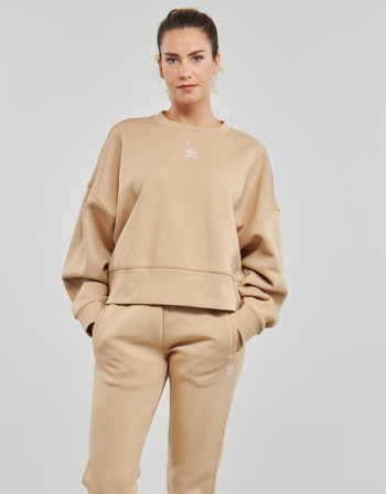 Clothing Women sweaters adidas Originals SWEATSHIRT Beige
