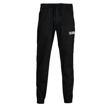 material Men Tracksuit bottoms Champion WT New Peached Heavy Washed Stretch Cotton Twill Black