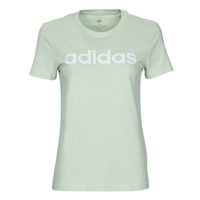 material Women short-sleeved t-shirts adidas Performance W LIN T Green / Lin
