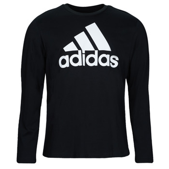 Clothing Men Long sleeved shirts Adidas Sportswear M BL SJ LS T Black