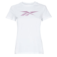 material Women short-sleeved t-shirts Reebok Classic Vectr Graphic Tee White