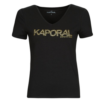 material Women short-sleeved t-shirts Kaporal FRANK Black