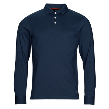 Clothing Men long-sleeved polo shirts Hackett HM550910 Blue / Marine