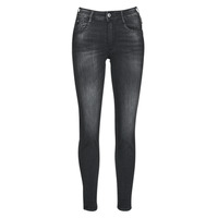 material Women slim jeans Le Temps des Cerises PULP HIGH ACYA Black