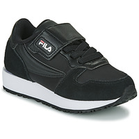 Shoes Children Low top trainers Fila RETROQUE VELCRO Black