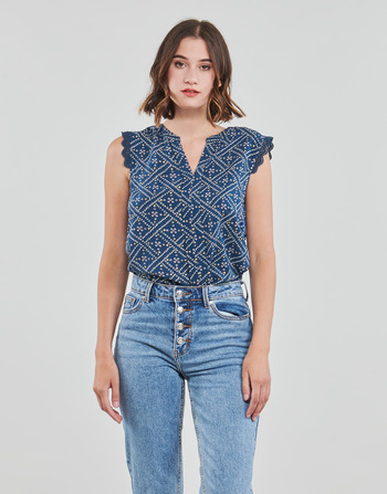 material Women Blouses Only ONLRICKY Blue