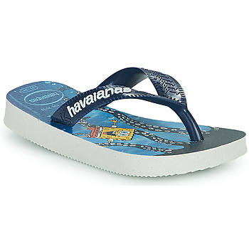 Shoes Boy Flip flops Havaianas KIDS TOP BOB SPONGE Blue