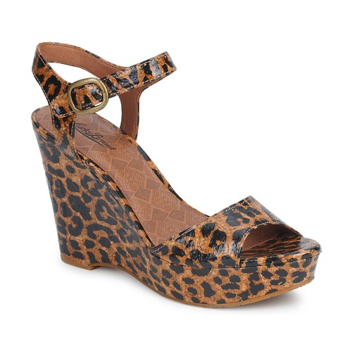 Lucky Brand LINDEY Luxe / Leopard - Fast delivery  Spartoo Europe ! -  Shoes Sandals Women 92,80 €