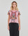 Clothing Women short-sleeved t-shirts Desigual FLOWER Pink