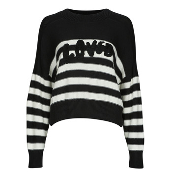 material Women jumpers Desigual ANAIS Black / White
