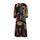 Clothing Women Long Dresses Desigual ODYSSEY Black / Multicolour