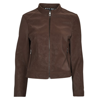 material Women Leather jackets / Imitation leather Desigual LAS VEGAS Brown