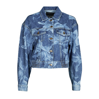 material Women Denim jackets Desigual OKLAHOMA Blue