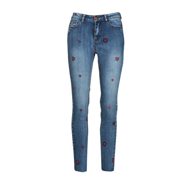 material Women straight jeans Desigual AMORE Blue / Medium