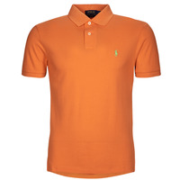 Clothing Men short-sleeved polo shirts Polo Ralph Lauren POLO AJUSTE SLIM FIT EN COTON BASIC MESH Orange / Resort / Orange