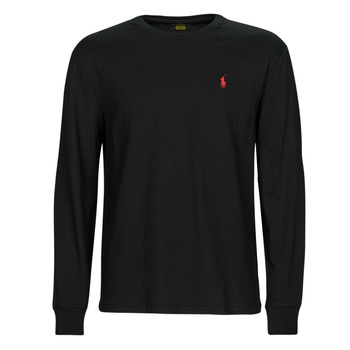 Clothing Men Long sleeved shirts Polo Ralph Lauren SSCNM2-SHORT SLEEVE-T-SHIRT Black / Rl /  black