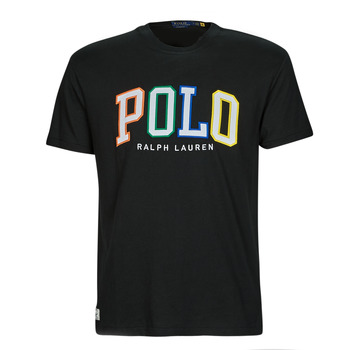 Clothing Men short-sleeved t-shirts Polo Ralph Lauren SSCNCLSM1-SHORT SLEEVE-T-SHIRT Black /  black