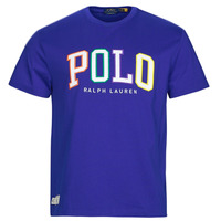 Clothing Men short-sleeved t-shirts Polo Ralph Lauren SSCNCLSM1-SHORT SLEEVE-T-SHIRT Blue / King / Heritage / Royal