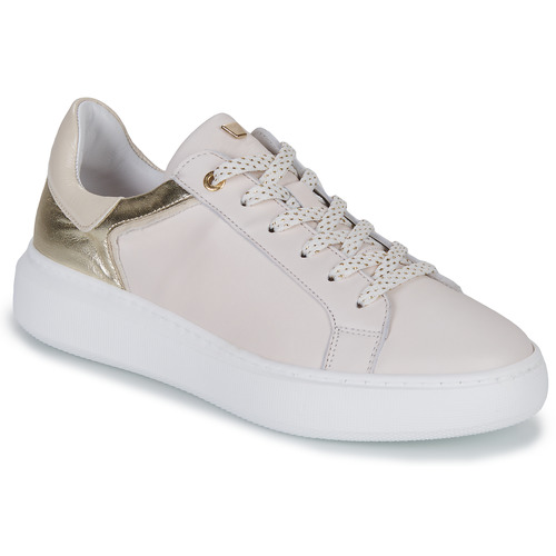 Shoes Women Low top trainers JB Martin FLORA Nappa / Chalk / Gold