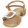 Shoes Women Sandals JB Martin AIMANTE Goat / Velvet / Camel