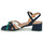 Shoes Women Sandals JB Martin VICTORIA Velvet / Marine / Chalk / Emerald