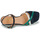 Shoes Women Sandals JB Martin VICTORIA Velvet / Marine / Chalk / Emerald
