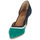 Shoes Women Court shoes JB Martin ETNA Goat / Velvet / Marine / Chalk / Emerald