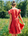 Clothing Women Short Dresses Céleste DAHLIA Red