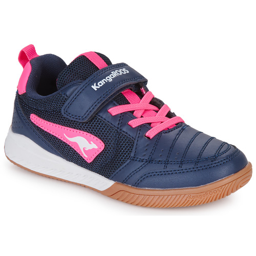 Shoes Girl Indoor sports trainers Kangaroos K5-FLOW EV Marine / Pink