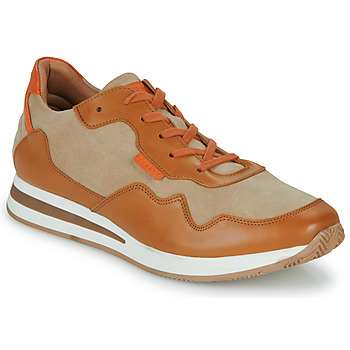 Shoes Men Low top trainers Pellet SENNA Mix / Leather / Camel