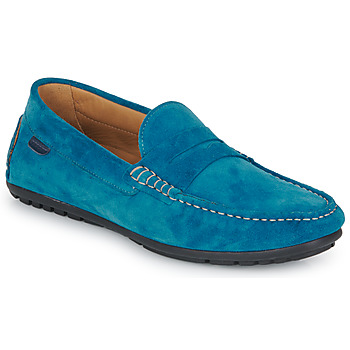 Shoes Men Loafers Pellet CADOR Velvet / Green / De / Grey