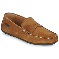 Shoes Men Loafers Pellet CADOR Velvet / Camel