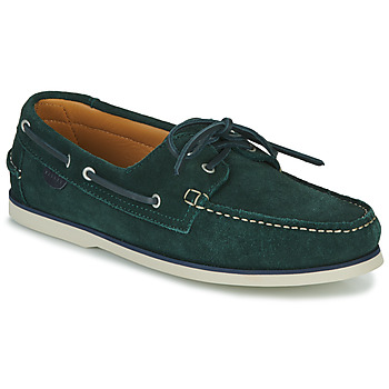 Shoes Men Boat shoes Pellet VENDEE Velvet / Green