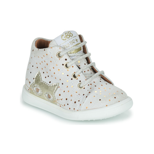 Shoes Girl High top trainers GBB MAIA White